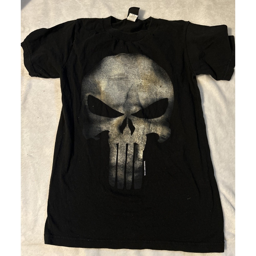 Marvel Vintage 2006 Punisher Graphic T-shirt Mens size Small mad‎ engine